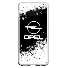 Чехол для Samsung S10E с принтом Opel abstract sport в Тюмени, Силикон | Область печати: задняя сторона чехла, без боковых панелей | Тематика изображения на принте: auto | automobile | car | machine | motor | motor car | opel | sport car | автомашина | бренд | легковой автомобиль | марка | спортивный автомобиль | тачка