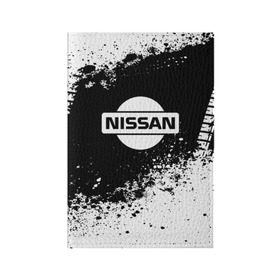 Обложка для паспорта матовая кожа с принтом Nissan abstract sport в Тюмени, натуральная матовая кожа | размер 19,3 х 13,7 см; прозрачные пластиковые крепления | motor | nissan | авто | лого | машина | ниссан | тачка