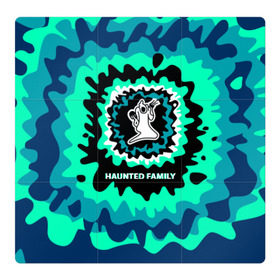Магнитный плакат 3Х3 с принтом Haunted Family в Тюмени, Полимерный материал с магнитным слоем | 9 деталей размером 9*9 см | 