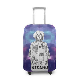 Чехол для чемодана 3D с принтом Kizaru в Тюмени, 86% полиэфир, 14% спандекс | двустороннее нанесение принта, прорези для ручек и колес | 