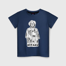 Детская футболка хлопок с принтом Kizaru в Тюмени, 100% хлопок | круглый вырез горловины, полуприлегающий силуэт, длина до линии бедер | Тематика изображения на принте: 