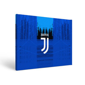 Холст прямоугольный с принтом FC Juventus color abstract в Тюмени, 100% ПВХ |  | 