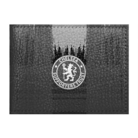 Обложка для студенческого билета с принтом FC Chelsea abstract color в Тюмени, натуральная кожа | Размер: 11*8 см; Печать на всей внешней стороне | football | soccer | челси