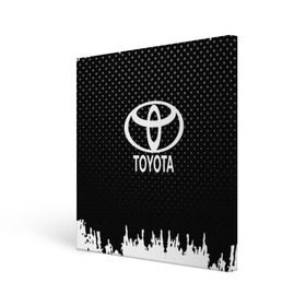 Холст квадратный с принтом Toyota в Тюмени, 100% ПВХ |  | auto | automobile | car | machine | motor | motor car | sport car | toyota | автомашина | бренд | легковой автомобиль | марка | спортивный автомобиль | тачка