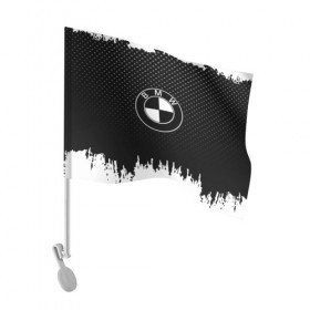Флаг для автомобиля с принтом Bmw в Тюмени, 100% полиэстер | Размер: 30*21 см | auto | automobile | bmw | car | machine | motor | motor car | sport car | автомашина | бмв | бренд | легковой автомобиль | марка | спортивный автомобиль | тачка