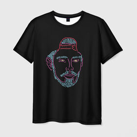 Мужская футболка 3D с принтом Mnogoznaal 6 в Тюмени, 100% полиэфир | прямой крой, круглый вырез горловины, длина до линии бедер | mnogoznaal | максим лазин | многознаал