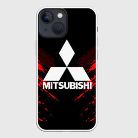 Чехол для iPhone 13 mini с принтом MITSUBISHI SPORT COLLECTION в Тюмени,  |  |  машина | марка | митсубиси