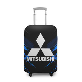 Чехол для чемодана 3D с принтом MITSUBISHI SPORT COLLECTION в Тюмени, 86% полиэфир, 14% спандекс | двустороннее нанесение принта, прорези для ручек и колес |  машина | марка | митсубиси