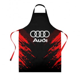 Фартук 3D с принтом AUDI SPORT COLLECTION в Тюмени, 100% полиэстер | общий размер — 65 х 85 см, ширина нагрудника — 26 см, горловина — 53 см, длина завязок — 54 см, общий обхват в поясе — 173 см. Принт на завязках и на горловине наносится с двух сторон, на основной части фартука — только с внешней стороны | audi | auto | automobile | car | machine | motor | motor car | sport car | автомашина | ауди | бренд | легковой автомобиль | марка | спортивный автомобиль | тачка