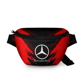 Поясная сумка 3D с принтом MERCEDES-BENZ SPORT COLLECTION в Тюмени, 100% полиэстер | плотная ткань, ремень с регулируемой длиной, внутри несколько карманов для мелочей, основное отделение и карман с обратной стороны сумки застегиваются на молнию | auto | automobile | car | machine | mercedes benz | motor | motor car | sport car | автомашина | бренд | легковой автомобиль | марка | мерседес | спортивный автомобиль | тачка