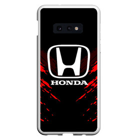 Чехол для Samsung S10E с принтом HONDA SPORT COLLECTION в Тюмени, Силикон | Область печати: задняя сторона чехла, без боковых панелей | Тематика изображения на принте: auto | automobile | car | honda | machine | motor | motor car | sport car | автомашина | бренд | легковой автомобиль | марка | спортивный автомобиль | тачка | хонда