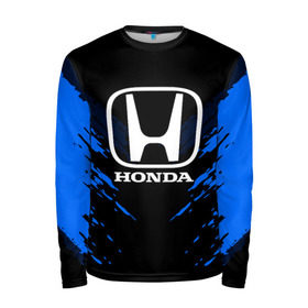 Мужской лонгслив 3D с принтом HONDA SPORT COLLECTION в Тюмени, 100% полиэстер | длинные рукава, круглый вырез горловины, полуприлегающий силуэт | auto | automobile | car | honda | machine | motor | motor car | sport car | автомашина | бренд | легковой автомобиль | марка | спортивный автомобиль | тачка | хонда