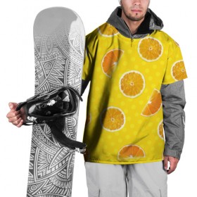 Накидка на куртку 3D с принтом Апельсиновое настроение в Тюмени, 100% полиэстер |  | Тематика изображения на принте: апельсин