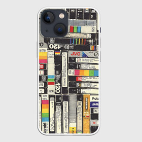Чехол для iPhone 13 mini с принтом VHS кассеты в Тюмени,  |  | Тематика изображения на принте: 90 е | basf | jvc | maxell | polaroid | retro | видак | видео | видик | девяностые | ностальгия | ретро