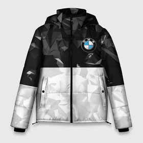 Мужская зимняя куртка 3D с принтом BMW BLACK COLLECTION в Тюмени, верх — 100% полиэстер; подкладка — 100% полиэстер; утеплитель — 100% полиэстер | длина ниже бедра, свободный силуэт Оверсайз. Есть воротник-стойка, отстегивающийся капюшон и ветрозащитная планка. 

Боковые карманы с листочкой на кнопках и внутренний карман на молнии. | Тематика изображения на принте: auto | bmw | motorsport | авто | автомобиль | автомобильные | бмв | бренд | марка | машины | моторспорт | спорт