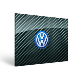 Холст прямоугольный с принтом Volkswagen SPORT в Тюмени, 100% ПВХ |  | 