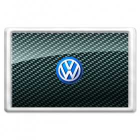 Магнит 45*70 с принтом Volkswagen SPORT в Тюмени, Пластик | Размер: 78*52 мм; Размер печати: 70*45 | 