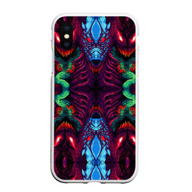 Чехол для iPhone XS Max матовый с принтом hyper beast в Тюмени, Силикон | Область печати: задняя сторона чехла, без боковых панелей | hyper beast | кс го | скоростной зверь