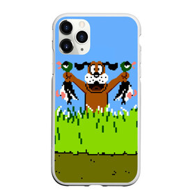 Чехол для iPhone 11 Pro матовый с принтом Duck Hunt в Тюмени, Силикон |  | Тематика изображения на принте: 8 bit | 8 бит | dendy | dog | duck | hunt | nes | nintendo | oldschool | pixel art | денди | игра | нинтендо | охота | собака