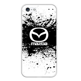 Чехол для iPhone 5/5S матовый с принтом Mazda в Тюмени, Силикон | Область печати: задняя сторона чехла, без боковых панелей | auto | automobile | car | carbon | machine | mazda | motor | motor car | sport car | автомашина | бренд | легковой автомобиль | мазда | марка | спортивный автомобиль | тачка