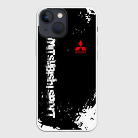 Чехол для iPhone 13 mini с принтом MITSUBISHI SPORT в Тюмени,  |  | mitsubishi | sport | митсубиси | митсубиши | спорт