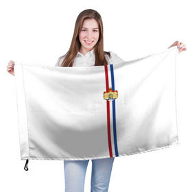 Флаг 3D с принтом Нидерланды, лента с гербом в Тюмени, 100% полиэстер | плотность ткани — 95 г/м2, размер — 67 х 109 см. Принт наносится с одной стороны | nederland | амстердам | гаага | галандия | галландия | герб | голандия | голландия | государство | знак | надпись | нидерланды | патриот | полосы | роттердам | символ | страна | флаг | флага | цвета