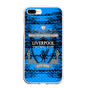 Чехол для iPhone 7Plus/8 Plus матовый с принтом Liverpool sport uniform в Тюмени, Силикон | Область печати: задняя сторона чехла, без боковых панелей | Тематика изображения на принте: football | soccer | ливерпуль