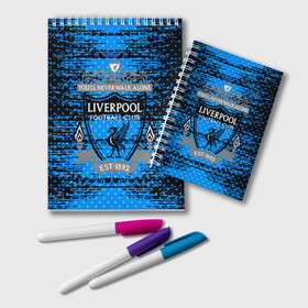 Блокнот с принтом Liverpool sport uniform в Тюмени, 100% бумага | 48 листов, плотность листов — 60 г/м2, плотность картонной обложки — 250 г/м2. Листы скреплены удобной пружинной спиралью. Цвет линий — светло-серый
 | football | soccer | ливерпуль