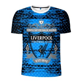 Мужская футболка 3D спортивная с принтом Liverpool sport uniform в Тюмени, 100% полиэстер с улучшенными характеристиками | приталенный силуэт, круглая горловина, широкие плечи, сужается к линии бедра | football | soccer | ливерпуль