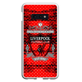 Чехол для Samsung S10E с принтом Liverpool sport uniform в Тюмени, Силикон | Область печати: задняя сторона чехла, без боковых панелей | Тематика изображения на принте: football | soccer | ливерпуль