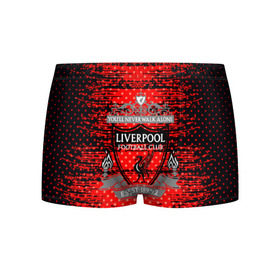 Мужские трусы 3D с принтом Liverpool sport uniform в Тюмени, 50% хлопок, 50% полиэстер | классическая посадка, на поясе мягкая тканевая резинка | Тематика изображения на принте: football | soccer | ливерпуль