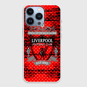 Чехол для iPhone 13 Pro с принтом Liverpool sport uniform в Тюмени,  |  | Тематика изображения на принте: football | soccer | ливерпуль