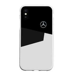 Чехол для iPhone XS Max матовый с принтом MERCEDES BENZ SPORT в Тюмени, Силикон | Область печати: задняя сторона чехла, без боковых панелей | amg | auto | mercedes | авто | автомобиль | автомобильные | амг | бренд | марка | машины | мерседес