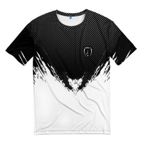 Мужская футболка 3D с принтом Paris black 2018 в Тюмени, 100% полиэфир | прямой крой, круглый вырез горловины, длина до линии бедер | football | soccer | париж