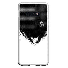 Чехол для Samsung S10E с принтом Real Madrid black 2018 в Тюмени, Силикон | Область печати: задняя сторона чехла, без боковых панелей | football | soccer | реал мадрид