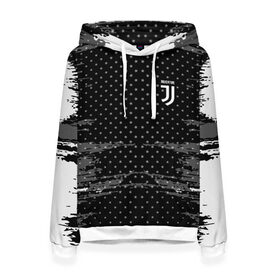 Женская толстовка 3D с принтом Juventus abstract collection в Тюмени, 100% полиэстер  | двухслойный капюшон со шнурком для регулировки, мягкие манжеты на рукавах и по низу толстовки, спереди карман-кенгуру с мягким внутренним слоем. | football | soccer | ювентус