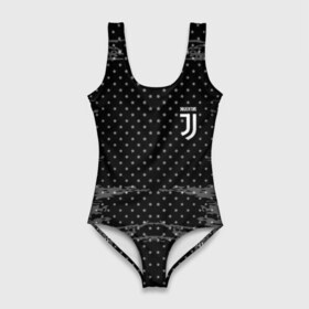 Купальник-боди 3D с принтом Juventus abstract collection в Тюмени, 82% полиэстер, 18% эластан | Круглая горловина, круглый вырез на спине | football | soccer | ювентус