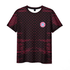 Мужская футболка 3D с принтом Bayern abstract collection в Тюмени, 100% полиэфир | прямой крой, круглый вырез горловины, длина до линии бедер | football | soccer | байерн