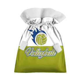 Подарочный 3D мешок с принтом Волейбол в Тюмени, 100% полиэстер | Размер: 29*39 см | Тематика изображения на принте: 