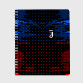 Тетрадь с принтом Juventus abstract collection в Тюмени, 100% бумага | 48 листов, плотность листов — 60 г/м2, плотность картонной обложки — 250 г/м2. Листы скреплены сбоку удобной пружинной спиралью. Уголки страниц и обложки скругленные. Цвет линий — светло-серый
 | football | soccer | ювентус