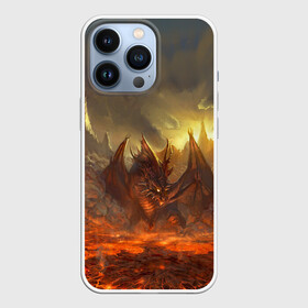 Чехол для iPhone 13 Pro с принтом Fire Dragon в Тюмени,  |  | goddess of destruction | line age | line age ii | lineage ii | линейка