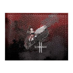 Обложка для студенческого билета с принтом Angel в Тюмени, натуральная кожа | Размер: 11*8 см; Печать на всей внешней стороне | goddess of destruction | line age | line age ii | lineage ii | линейка