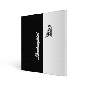 Холст квадратный с принтом Lamborghini в Тюмени, 100% ПВХ |  | Тематика изображения на принте: automobili | lamborghini | s.p.a. | авто | автомобиль | ламборгини | ламборджини | ламборжини
