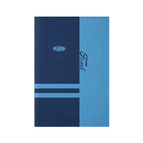 Обложка для паспорта матовая кожа с принтом Ford в Тюмени, натуральная матовая кожа | размер 19,3 х 13,7 см; прозрачные пластиковые крепления | ford | авто | автомобиль | форд | форт