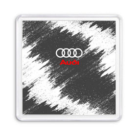 Магнит 55*55 с принтом Audi в Тюмени, Пластик | Размер: 65*65 мм; Размер печати: 55*55 мм | audi | auto | car | race | авто | ауди | гонки | краска | краски | марка | машина