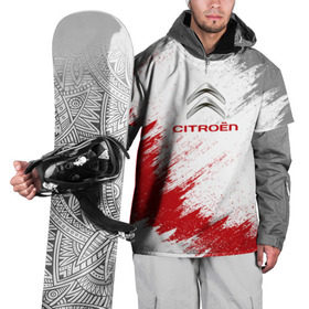 Накидка на куртку 3D с принтом Citroen в Тюмени, 100% полиэстер |  | Тематика изображения на принте: auto | car | citroen | race | авто | гонки | краска | краски | марка | машина | ситроен