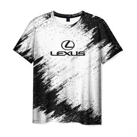 Мужская футболка 3D с принтом Lexus в Тюмени, 100% полиэфир | прямой крой, круглый вырез горловины, длина до линии бедер | auto | car | lexus | race | авто | гонки | краска | краски | лексус | марка | машина