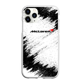 Чехол для iPhone 11 Pro матовый с принтом McLaren в Тюмени, Силикон |  | Тематика изображения на принте: auto | car | mclaren | race | авто | гонки | краска | краски | макларен | марка | машина