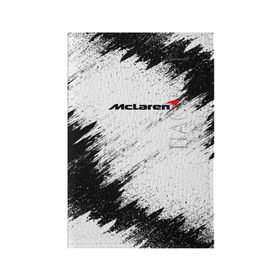 Обложка для паспорта матовая кожа с принтом McLaren в Тюмени, натуральная матовая кожа | размер 19,3 х 13,7 см; прозрачные пластиковые крепления | auto | car | mclaren | race | авто | гонки | краска | краски | макларен | марка | машина