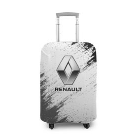 Чехол для чемодана 3D с принтом Renault в Тюмени, 86% полиэфир, 14% спандекс | двустороннее нанесение принта, прорези для ручек и колес | auto | car | race | renault | авто | гонки | краска | краски | марка | машина | рено